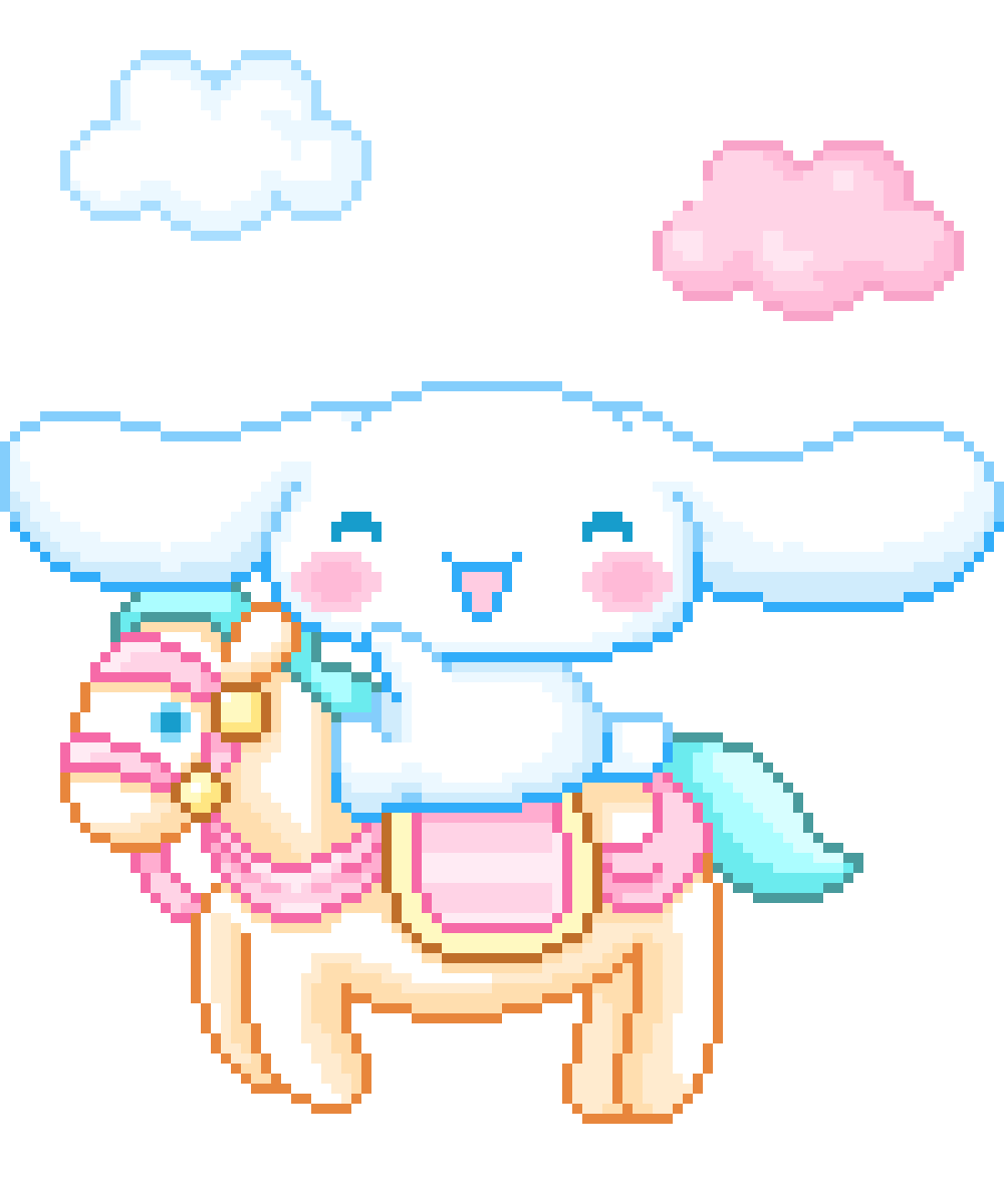cutecinnamorollridingahorse Discord emoji — free animated GIF download