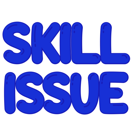 skill issue Discord emoji — free static PNG download