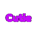 purple cutie text Discord emoji — free animated GIF download