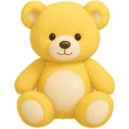 yellow teddybear Discord emoji — free static PNG download