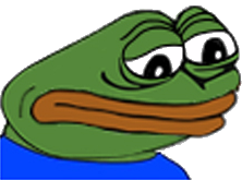 pepe sad Discord emoji — free static PNG download