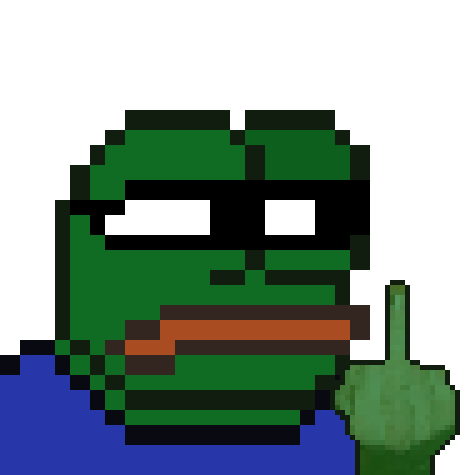 pepemiddlefingerfuck Discord emoji — free static PNG download