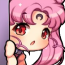 chibiusa welcome Discord emoji — free static PNG download