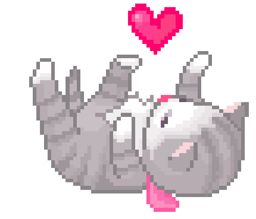 cutecat heart Discord emoji — free animated GIF download