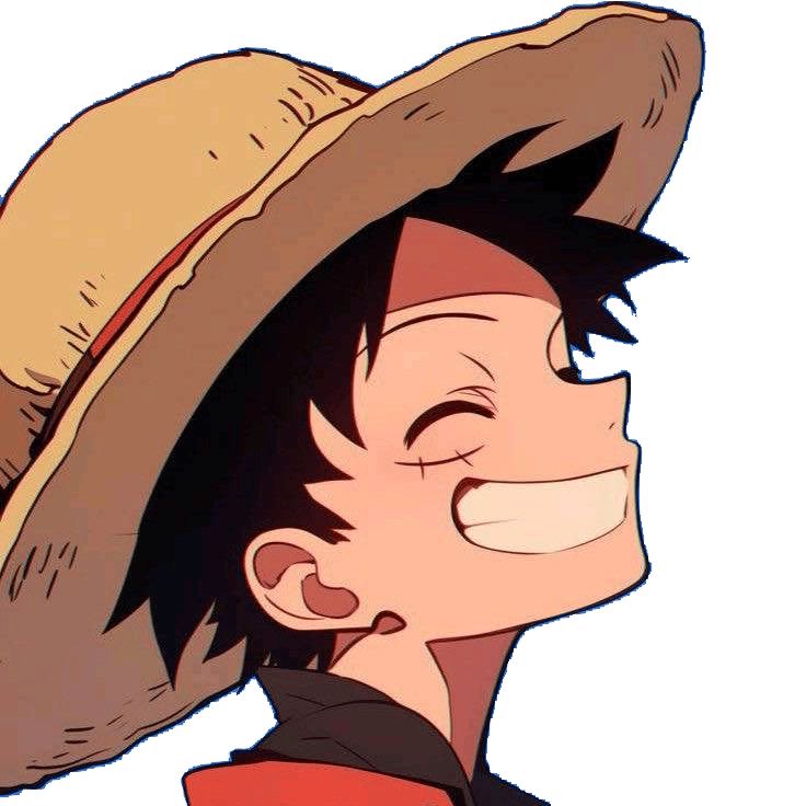 luffy smilestare Discord emoji — free static PNG download