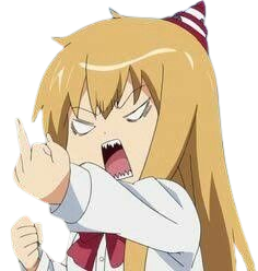 middle finger Discord emoji — free static PNG download