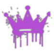lilacdrippingglowingcrown Discord emoji — free static PNG download