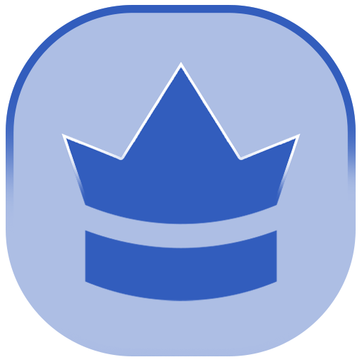 owner blue shiny Discord emoji — free static PNG download