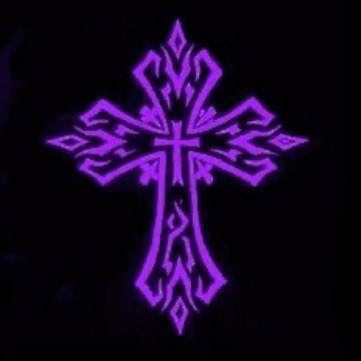 purple cross Discord emoji — free static PNG download