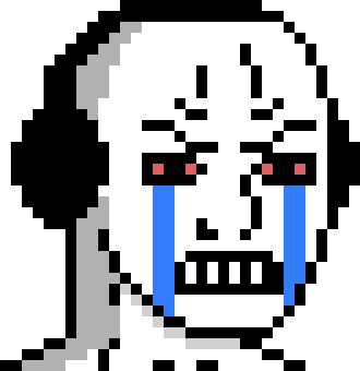 wojak listen and cry pixel art Discord emoji — free static PNG download