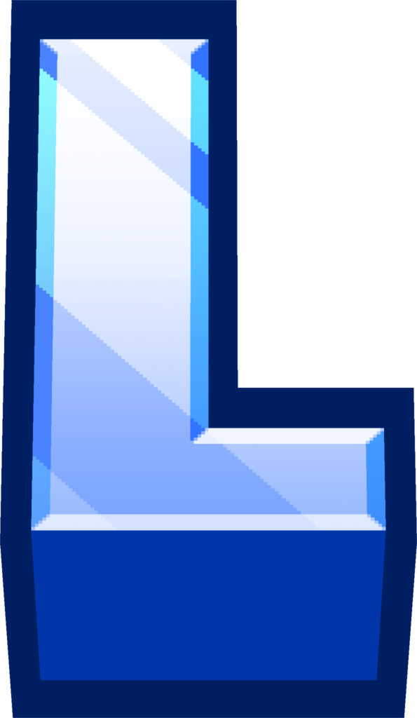 minecraft blue l Discord emoji — free static PNG download