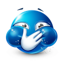 blue lmao Discord emoji — free static PNG download