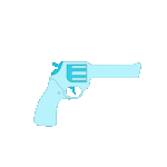 lightblueheartgun Discord emoji — free animated GIF download