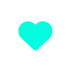 heart turquoise Discord emoji — free static PNG download