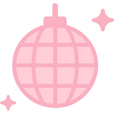 pink disco ball Discord emoji - free download