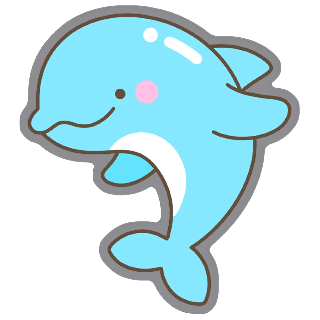 chibidolphin Discord emoji — free static PNG download