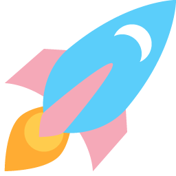 rocket trans Discord emoji — free static PNG download