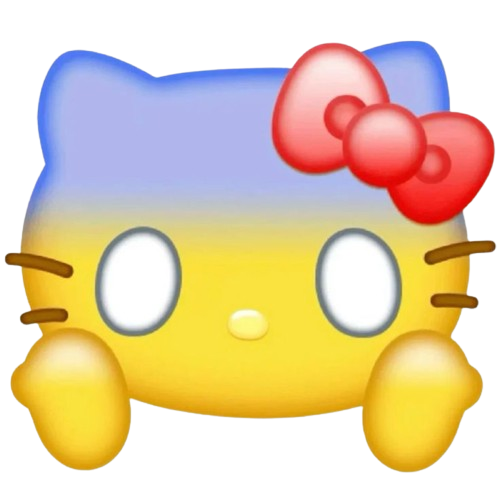 shock hello kitty Discord emoji — free static PNG download
