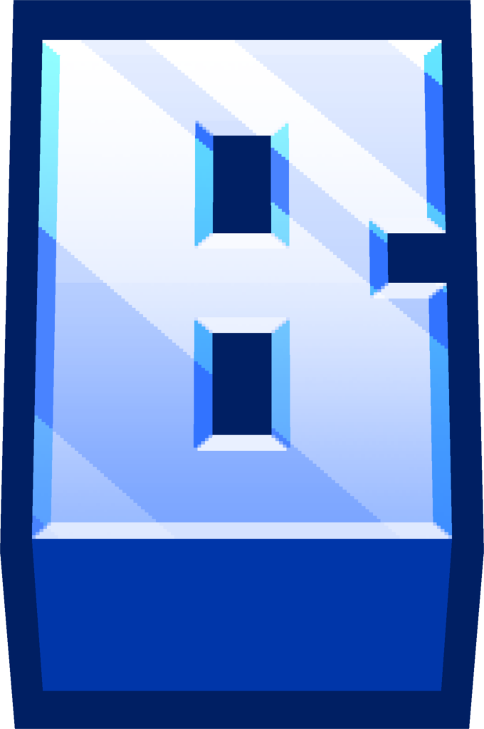 minecraft blue b Discord emoji — free static PNG download