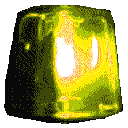 yellow siren Discord emoji — free animated GIF download