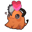 love pochita Discord emoji — free animated GIF download