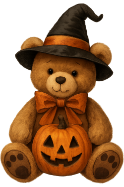 halloweenteddybear Discord emoji — free static PNG download