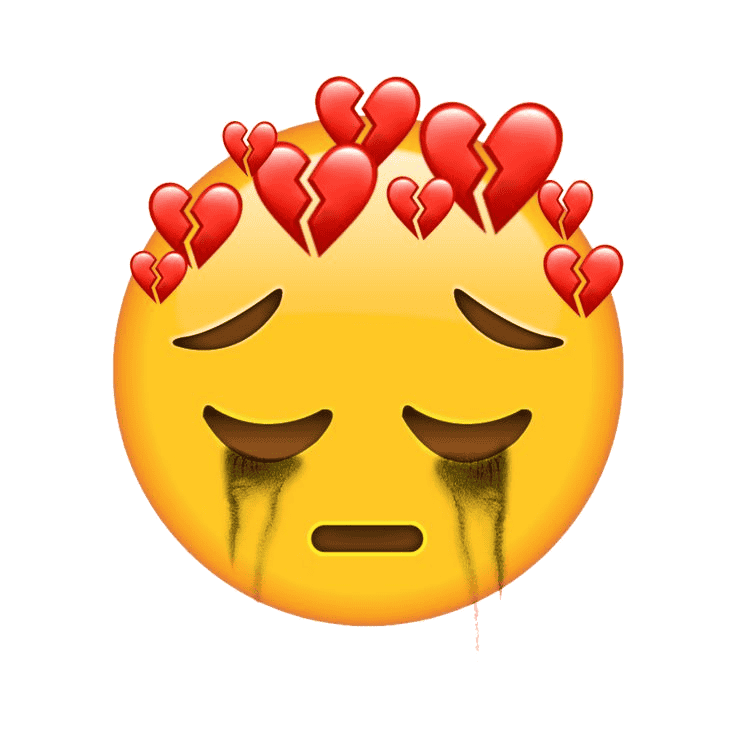 heartbroken Discord emoji — free static PNG download