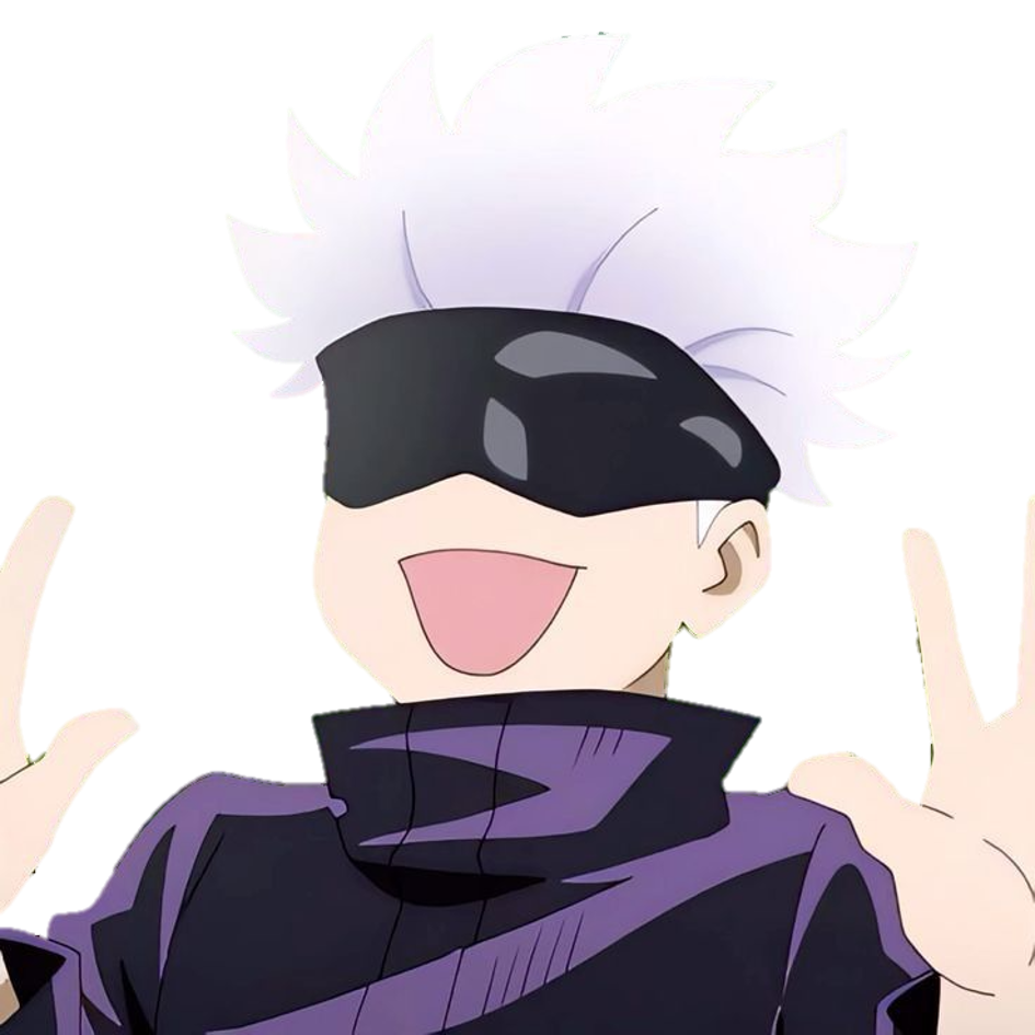 gojo goofy Discord emoji — free static PNG download