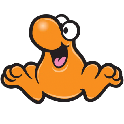 nerd candy orange Discord emoji — free static PNG download