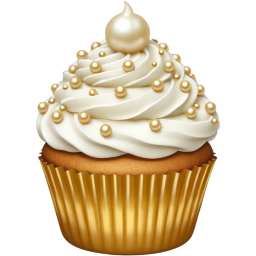 white cupcake Discord emoji — free static PNG download