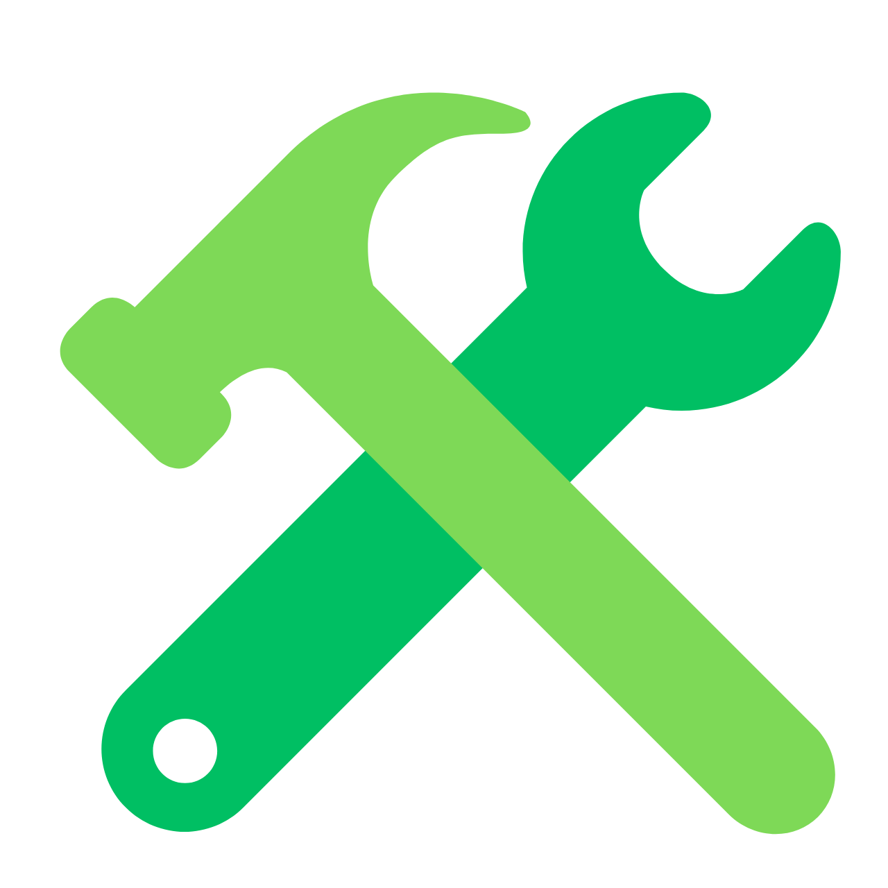 admin icon green Discord emoji — free static PNG download
