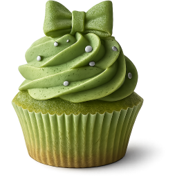 matcha cupcake Discord emoji — free static PNG download