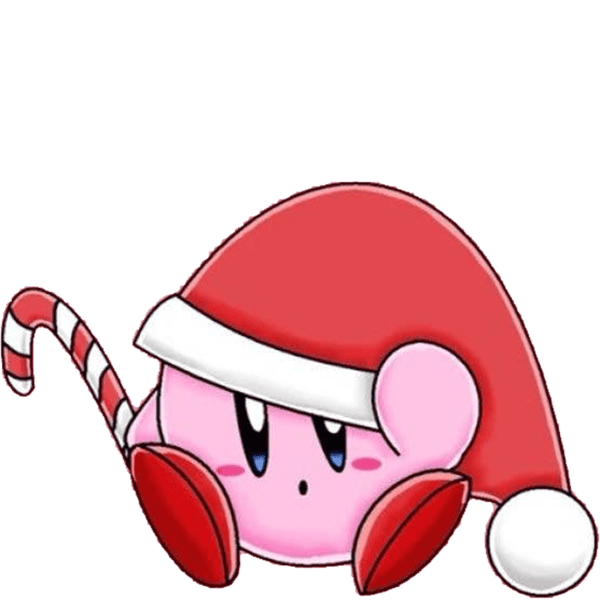 christmas merry kirby Discord emoji — free static PNG download