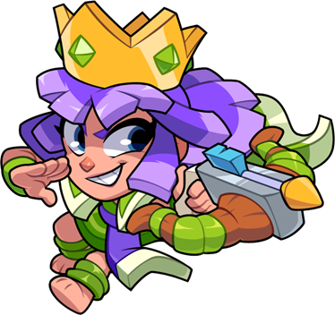 archerqueen evo1 portrait Discord emoji — free static PNG download
