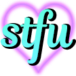 stfuheart Discord emoji — free static PNG download