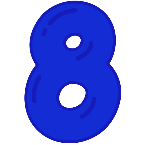 eight Discord emoji — free static PNG download