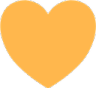 orange heart 3 Discord emoji — free static PNG download