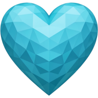 normalblueheart Discord emoji — free static PNG download