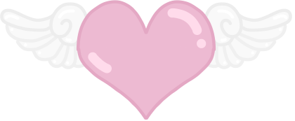 winged heart Discord emoji — free static PNG download