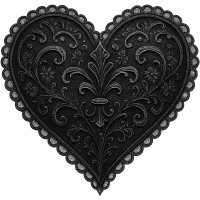 gothic heart Discord emoji — free static PNG download