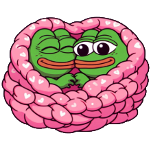 pepe snuggle love nest Discord emoji — free static PNG download