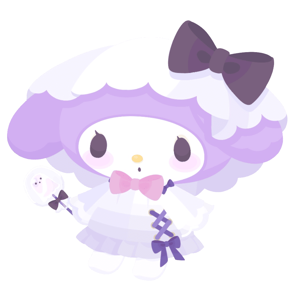 mymelody halloween Discord emoji — free static PNG download