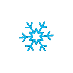 lightbluesnowflake Discord emoji — free animated GIF download
