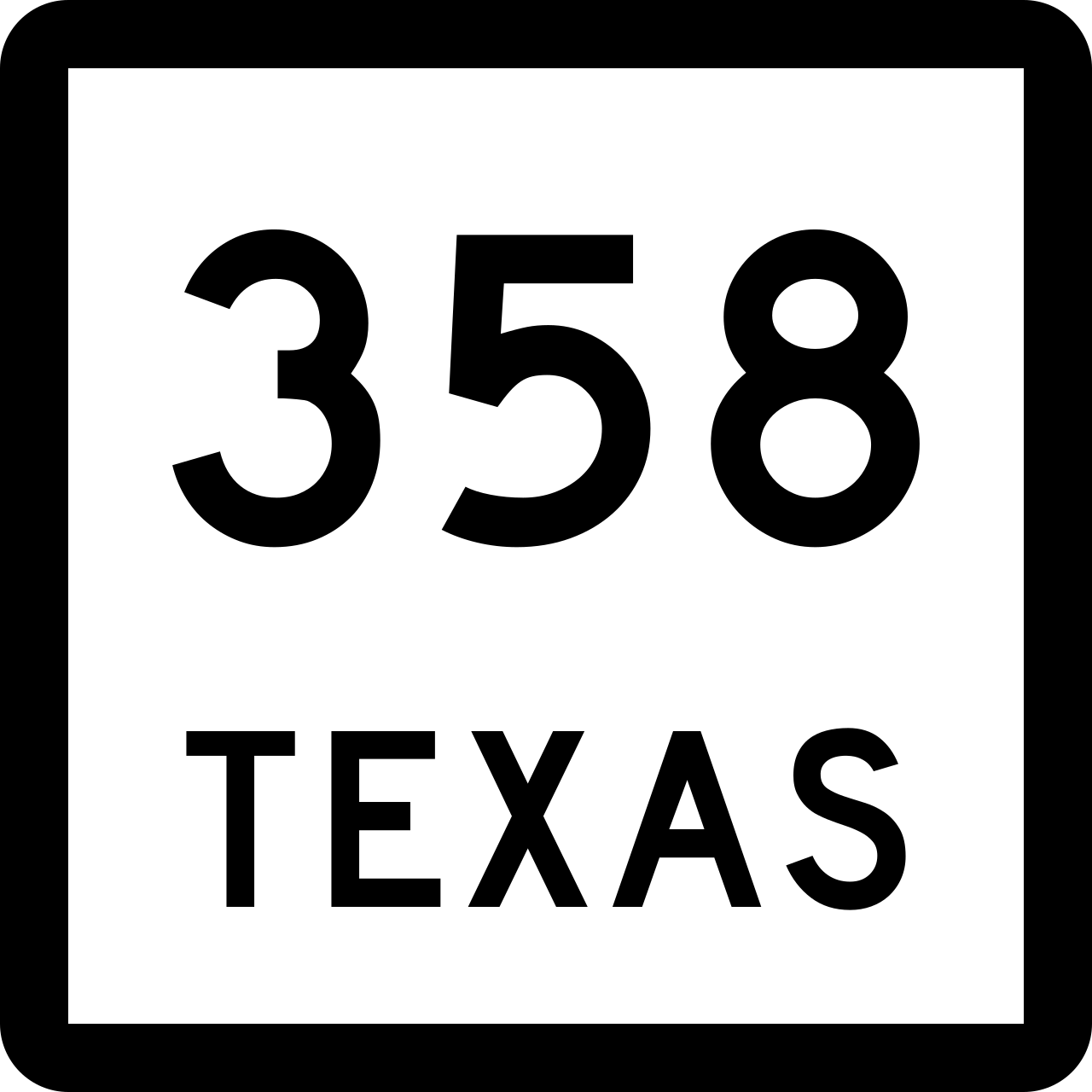 texas state highway 358 Discord emoji — free static PNG download
