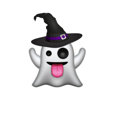 halloween ghost Discord emoji — free static PNG download