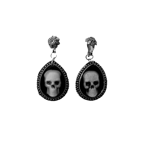 goth skullearrings Discord emoji — free animated GIF download