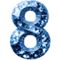 diamond 8 Discord emoji — free static PNG download