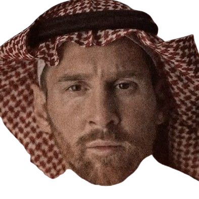 sheikh messi halal Discord emoji — free static PNG download