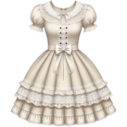 whitebeigelolitadress Discord emoji — free static PNG download