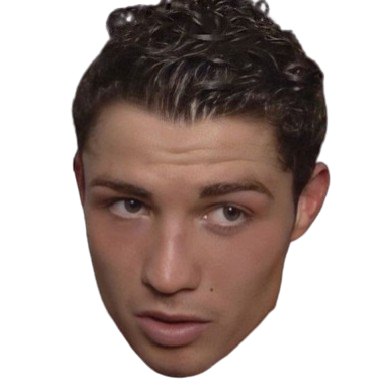 ronaldo mewing Discord emoji — free static PNG download